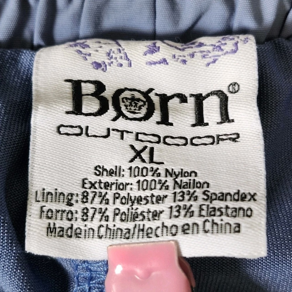 BORN Outdoor Skort Womens X Large Blue‎ Hiking Wind Water Resistant Pockets NWT - Picture 6 of 10